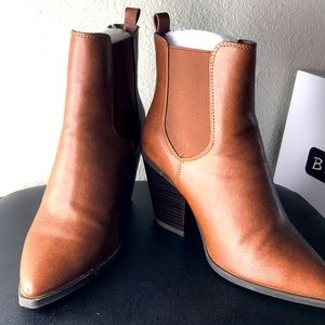 Brown booties
